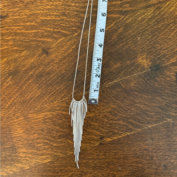 Vintage silver Tassel necklace - Picture 2 of 4